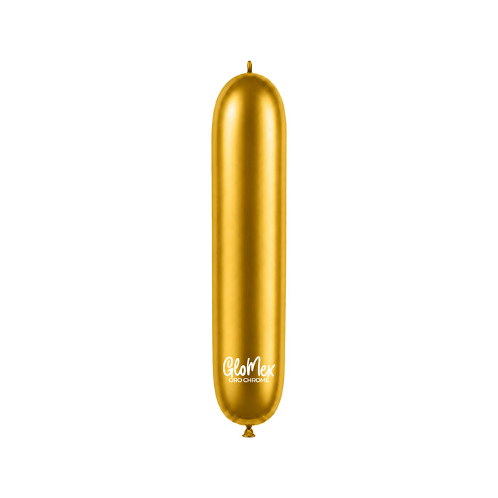 Globo Glomex 260 Chrome Oro chrome  - 100 unidades