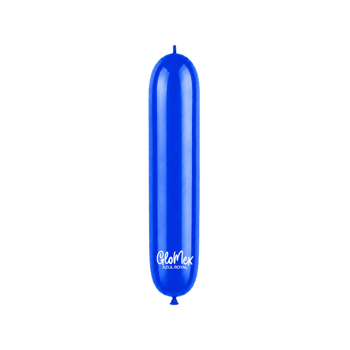 Globo Glomex 260 Retro Azul Royale - 100 unidades