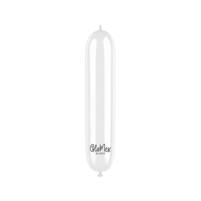 Globo Glomex 260 Estándar Blanco - 100 unidades