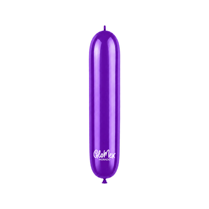 Globo Glomex 260 Estándar Morado - 100 unidades