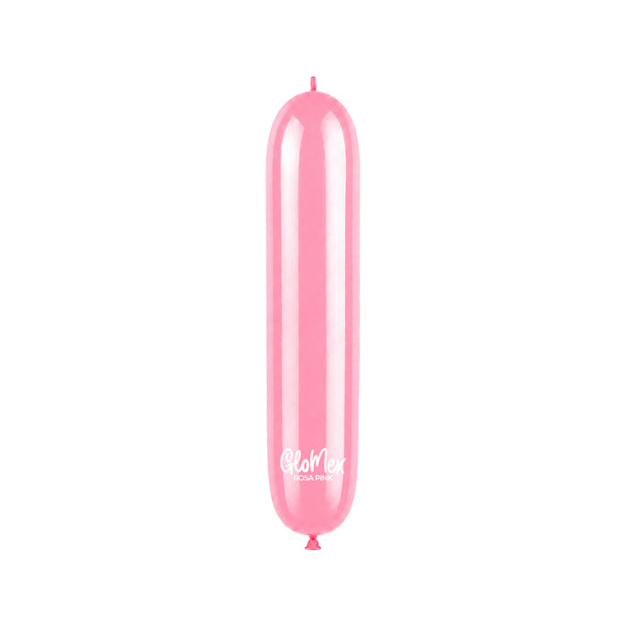 Globo Glomex 260 Estándar Rosa Pink - 100 unidades