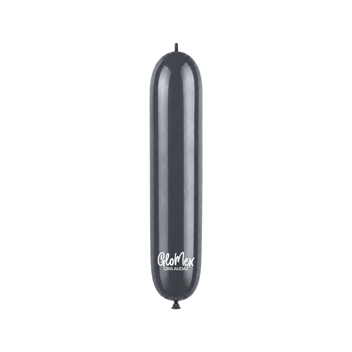 Globo Glomex 260 Retro Gris Audaz - 100 unidades