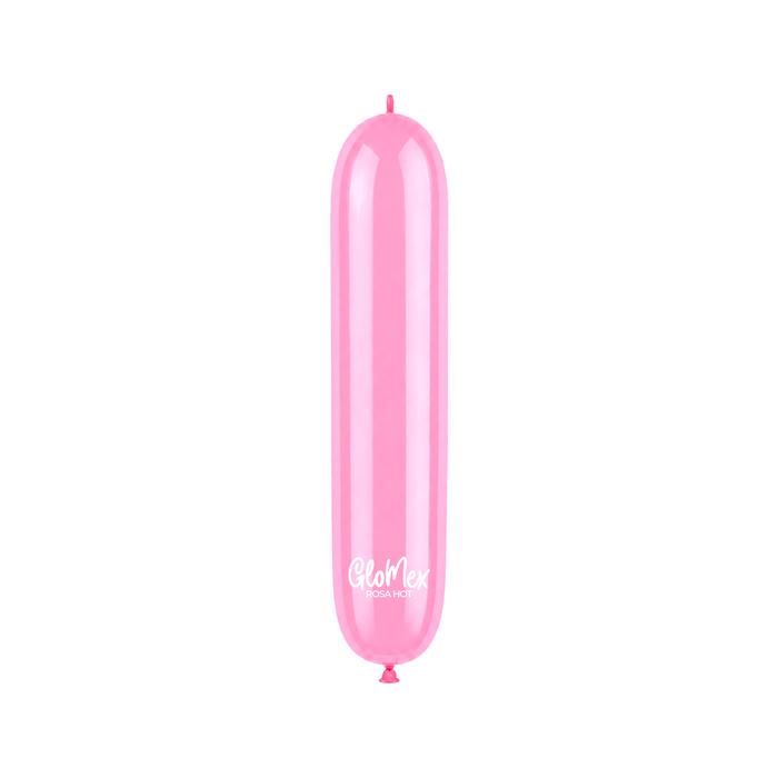 Globo Glomex 260 Retro Rosa Hot - 100 unidades