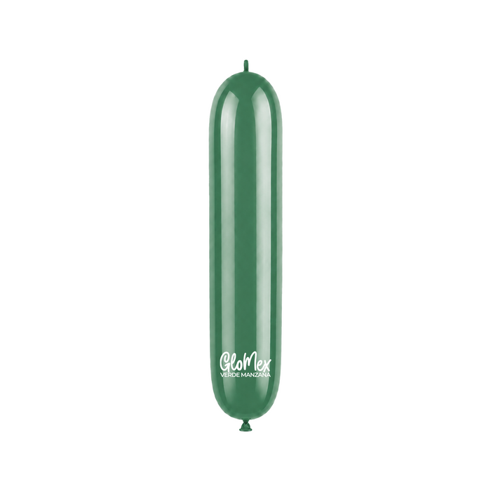 Globo Glomex 260 Retro Verde fruta - 100 unidades