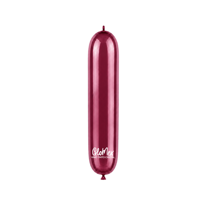Globo Glomex 260 Retro Vino Tinto - 100 unidades