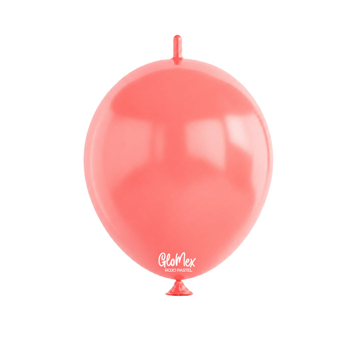Globo Glomex Easy Link Pastel Rojo