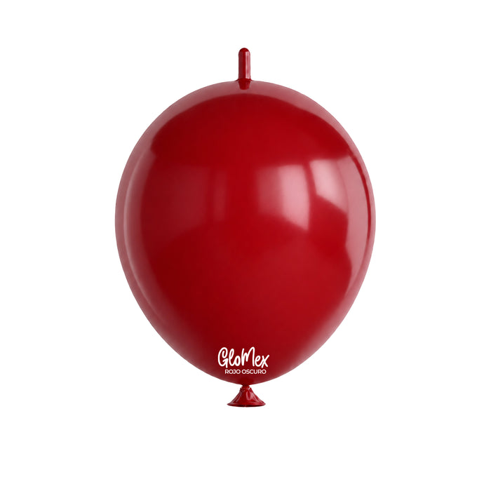 Globo Glomex Easy Link Retro Rojo Oscuro