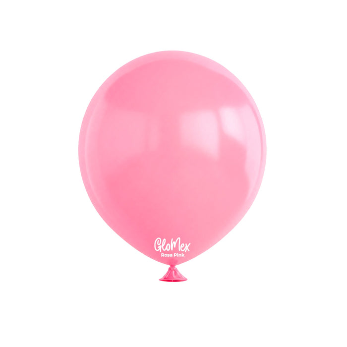 Globo Glomex Estándar Rosa Pink de 12 Pulgadas - 100 unidades