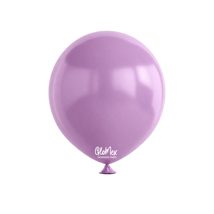 Globo Glomex Hazy Morado Taro de 12 Pulgadas - 100 unidades