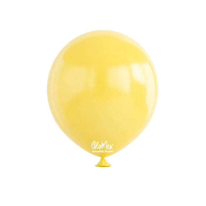 Globo Glomex Pastel Amarillo Pastel de 36 Pulgadas - 2 unidades