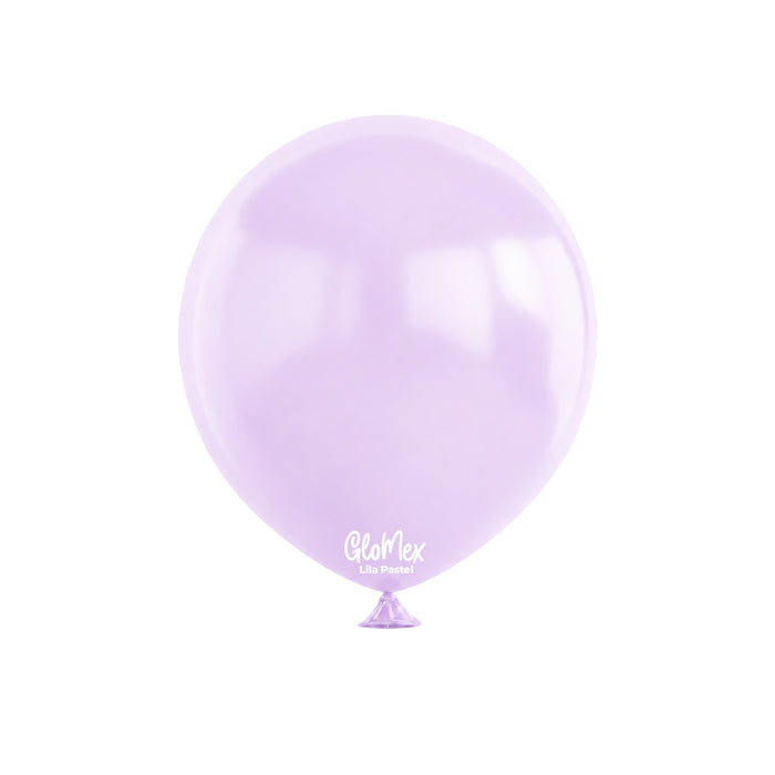 Globo Glomex Pastel Lila Pastel de 10 Pulgadas - 100 unidades