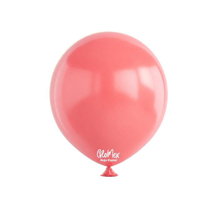 Globo Glomex Pastel Rojo Pastel de 36 Pulgadas - 2 unidades