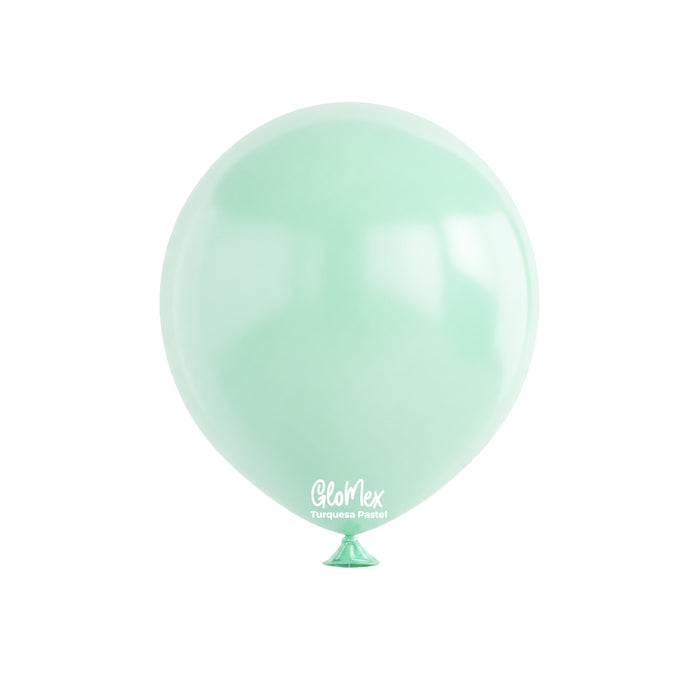 Globo Glomex Pastel Turquesa Pastel de 36 Pulgadas - 2 unidades