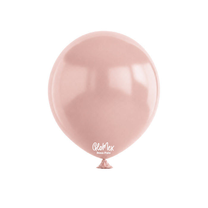 Globo Glomex Retro Rosa Palo de 12 Pulgadas - 100 unidades