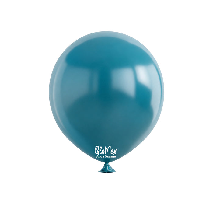 Globo Glomex Trendy Agua Océano de 12 Pulgadas - 100 unidades
