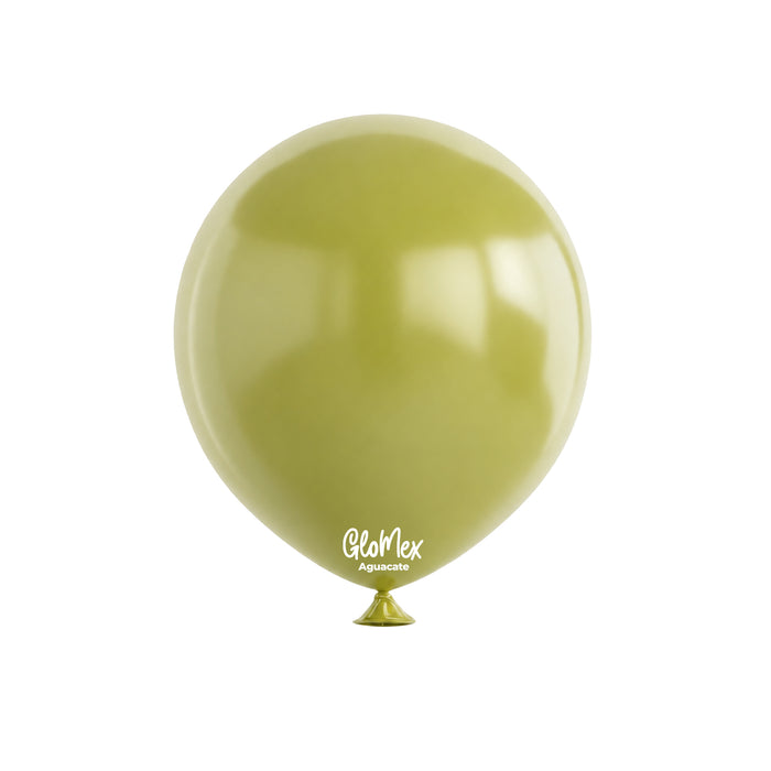 Globo Glomex Trendy Aguacate de 12 Pulgadas - 100 unidades