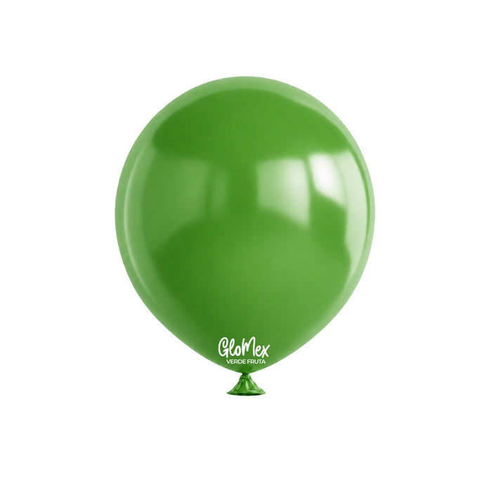 Globo Glomex Retro Verde fruta de 18 Pulgadas - 25 unidades